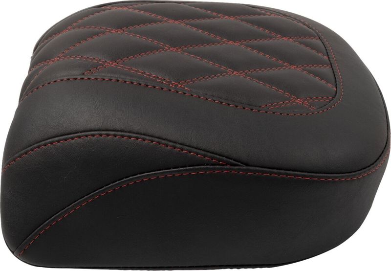 Passagerarsadel Mustang Tripper Dark Cherry bred passagerare Touring 23-upp