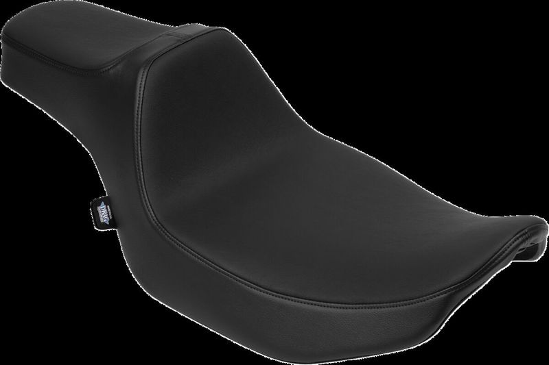 Sadel Drag Specialties Reach Predator III förlängd vinyl slät Touring 23-upp