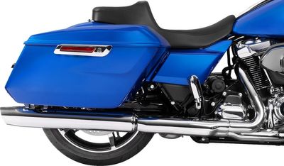 Sadel Drag Specialties Reach Predator III förlängd vinyl slät Touring 23-upp