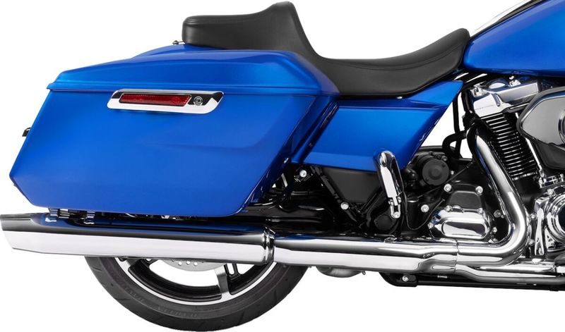 Sadel Drag Specialties Reach Predator III Lther förlängd vinyl Touring 23-upp