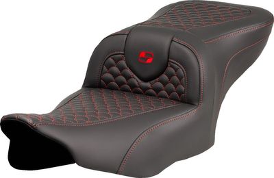 Sadel Saddlemen Dragon RoadSofa röd Touring 23-upp