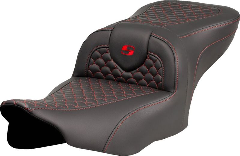 Sadel Saddlemen Dragon RoadSofa röd Touring 23-upp