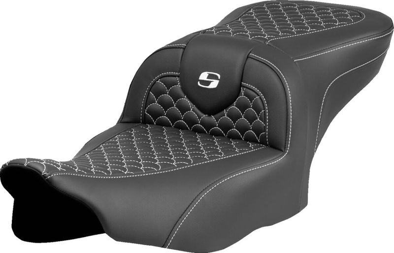 Sadel Saddlemen Dragon RoadSofa vit Touring 23-upp