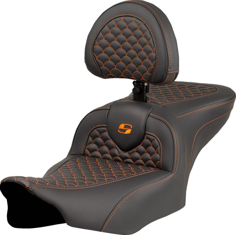 Sadel Saddlemen Dragon RoadSofa förare Touring 23-upp orange