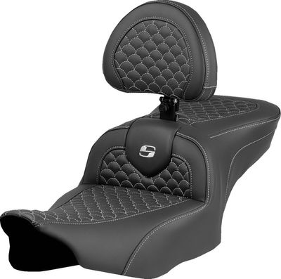 Sadel Saddlemen Dragon RoadSofa förare Touring 23-upp silver