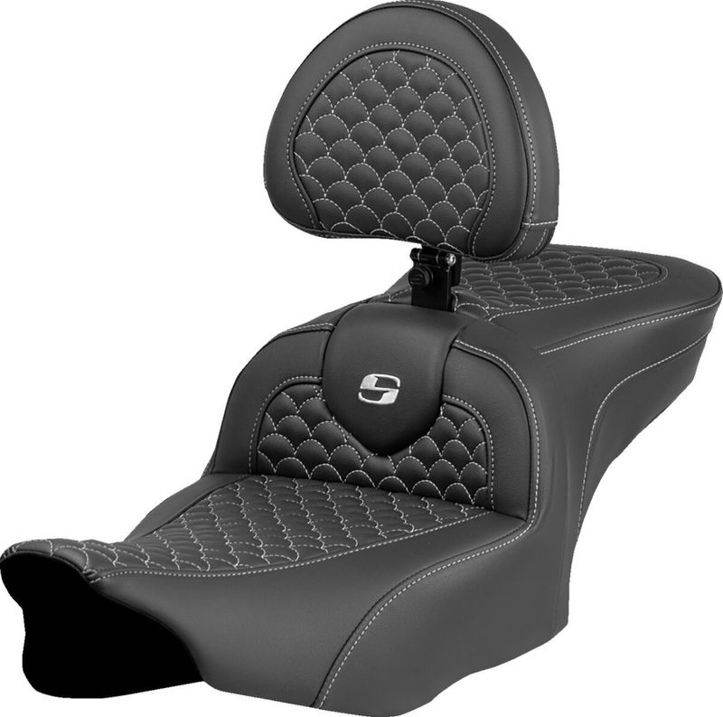 Sadel Saddlemen Dragon RoadSofa förare Touring 23-upp silver