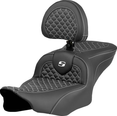 Sadel Saddlemen Dragon RoadSofa förare Touring 23-upp vit