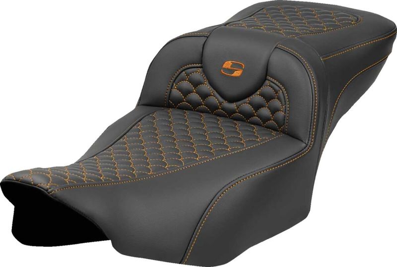 Sadel Saddlemen Dragon RoadSofa Ext Touring 23-upp orange