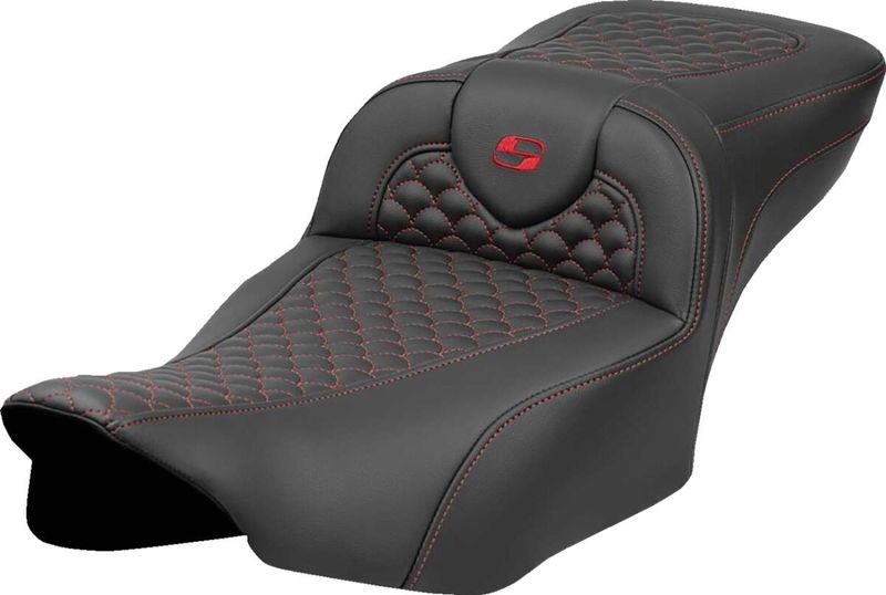 Sadel Saddlemen Dragon RoadSofa Ext Touring 23-upp röd