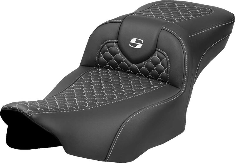 Sadel Saddlemen Dragon RoadSofa Ext vit Touring 23-upp 823-07-20906