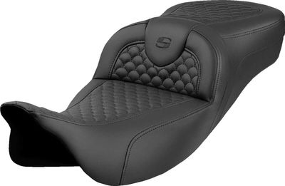 Sadel Saddlemen Dragon RoadSofa Sofa Reach svart förlängd Touring 08-upp 808-07B-20900