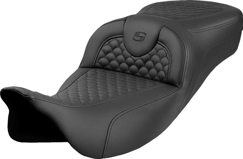 Sadel Saddlemen Dragon RoadSofa Sofa Reach svart förlängd Touring 08-upp 808-07B-20900