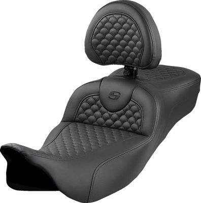 Sadel Saddlemen Dragon RoadSofa Sofa Reach svart förlängd Touring 08-upp 808-07B-209B0
