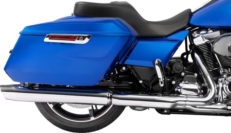 Touringsadel Drag Specialties Freedom slät svart vinyl Touring 23-upp
