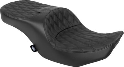 Touringsadel Drag Specialties Freedom Stitch svart vinyl Touring 23-upp