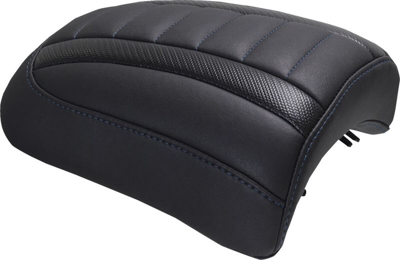 Passagerarsadel Mustang Padded blå Touring 23-upp 88611SB