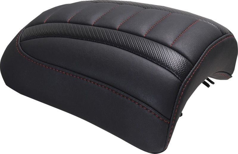Passagerarsadel Mustang Padded Dark passagerare Touring 23-upp