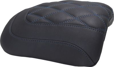 Passagerarsadel Mustang Padded blå Touring 23-upp 88610SB