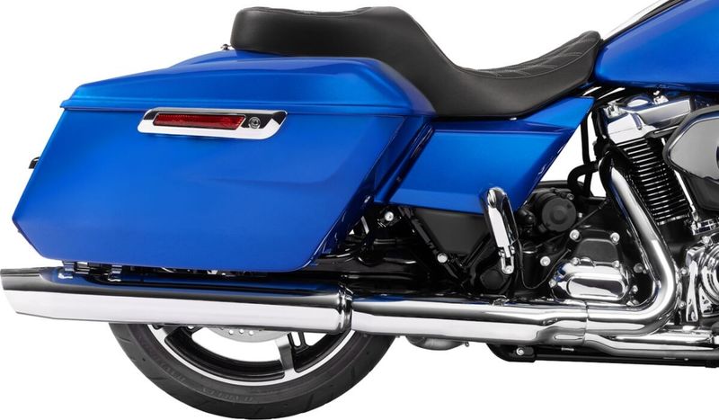Touringsadel Drag Specialties Freedom silver vinyl Touring 23-upp