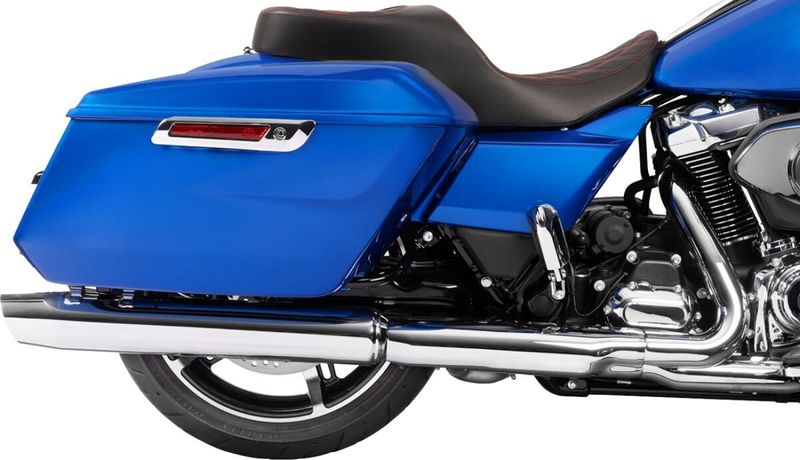 Touringsadel Drag Specialties Freedom röd vinyl Touring 23-upp
