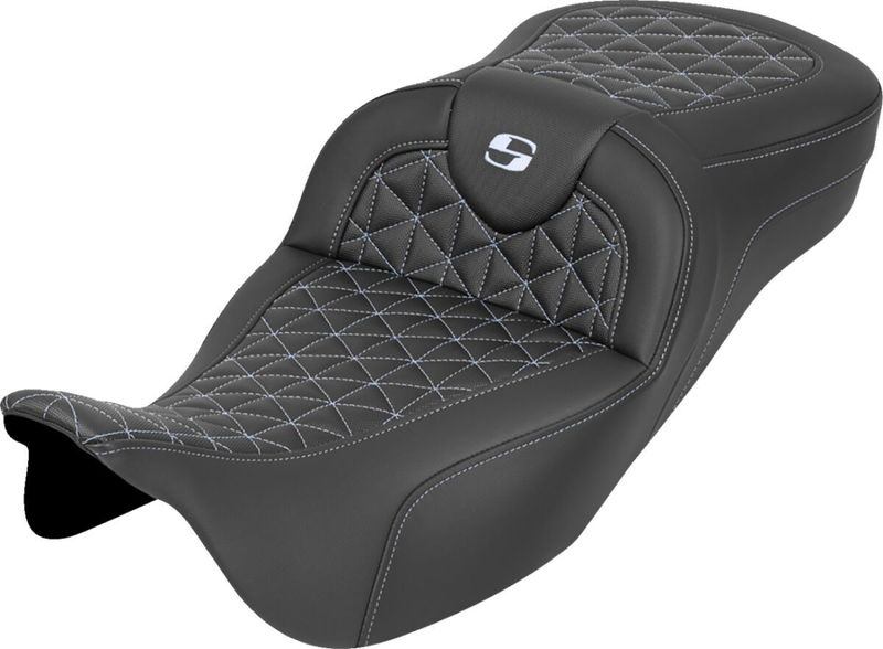 Sadel Saddlemen RoadSofa Tri Gripper Sofa förlängd Touring 08-upp silver