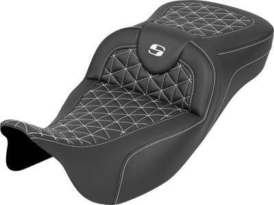 Sadel Saddlemen RoadSofa Tri Gripper Sofa förlängd Touring 08-upp vit