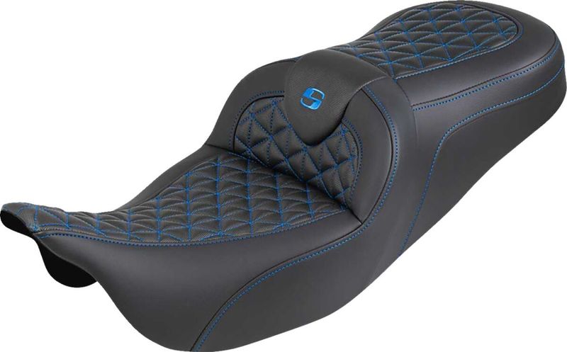 Sadel Saddlemen RoadSofa Tri Gripper Sofa Standard blå Touring 08-upp 808-07B-21001