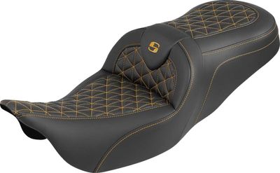 Sadel Saddlemen RoadSofa Tri Gripper Sofa Standard guld Touring 08-upp 808-07B-21007