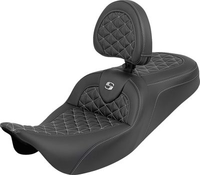 Sadel Saddlemen RoadSofa Tri Gripper Sofa Standard silver Touring 08-upp 808-07B-210B5