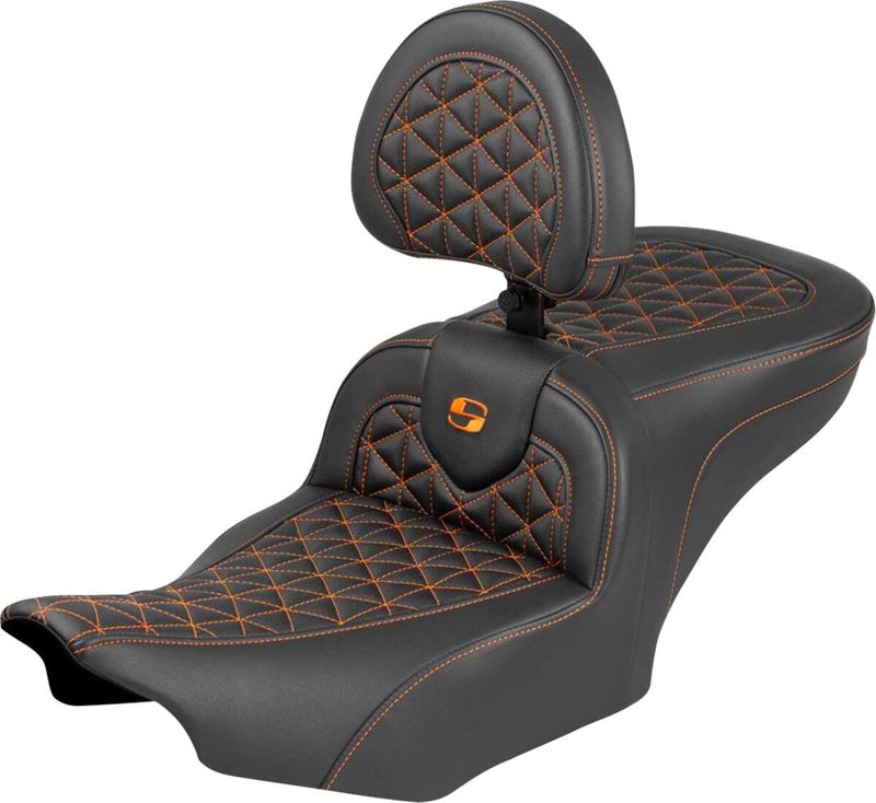 Sadel Saddlemen Roadsofa Reach orange Touring 23-upp 823-07-210B3