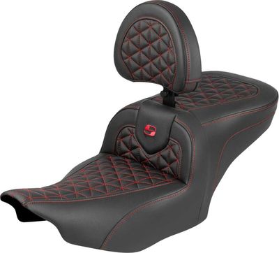 Sadel Saddlemen Roadsofa Reach röd Touring 23-upp 823-07-210B4