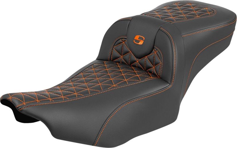 Sadel Saddlemen Roadsofa Reach förlängd orange Touring 23-upp 823-07-21103