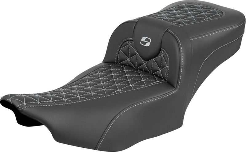 Sadel Saddlemen Roadsofa Reach förlängd silver Touring 23-upp 823-07-21105