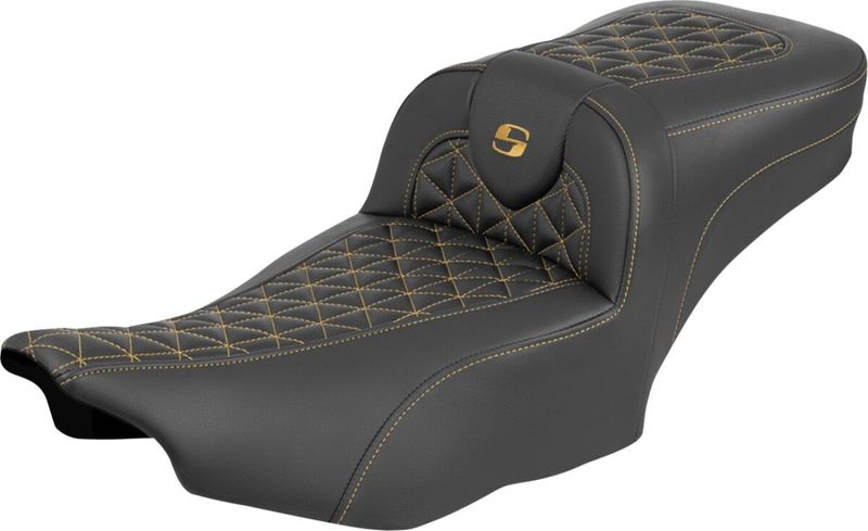 Sadel Saddlemen Roadsofa Reach förlängd guld Touring 23-upp 823-07-21107