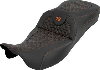 Sadel Saddlemen Reach RoadSofa Sofa förlängd Touring 08-upp orange