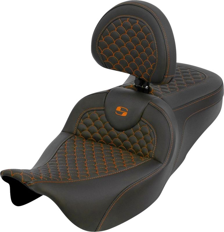 Sadel Saddlemen Dragon RoadSofa Sofa Touring 08-upp orange