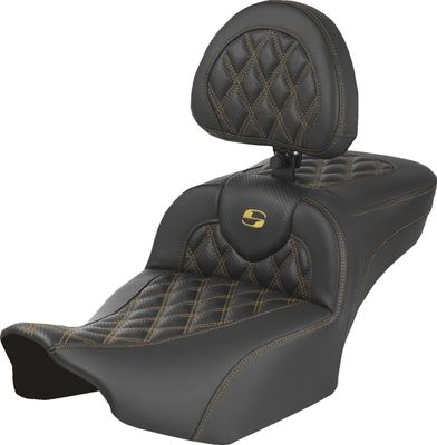 Sadel Saddlemen Roadsofa kolfiber guld Touring 23-upp 823-07-207B7