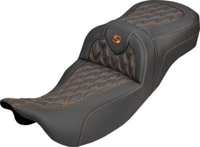 Sadel Saddlemen Roadsofa kolfiber orange Touring 08-upp 808-07B-20703