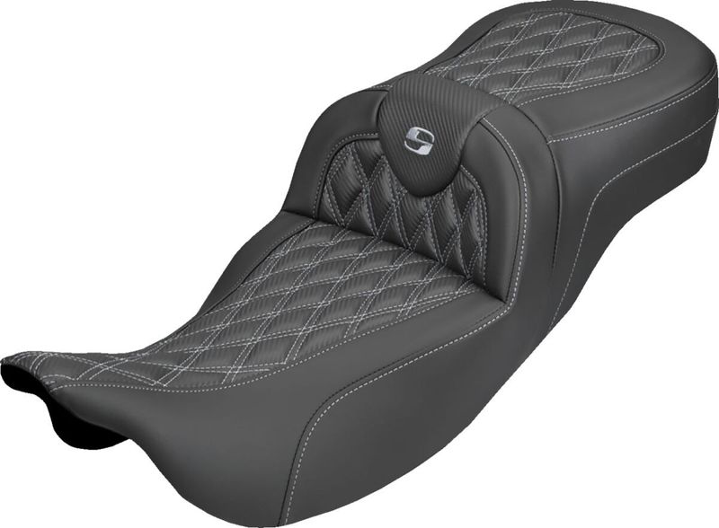 Sadel Saddlemen Roadsofa kolfiber silver Touring 08-upp 808-07B-20705