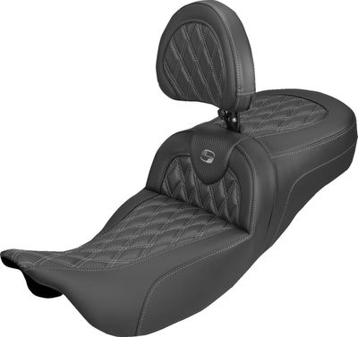 Sadel Saddlemen Roadsofa kolfiber grå Touring 08-upp 808-07B-207B2