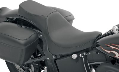 Sadel Drag Specialties Predator 2 Smouth vinyl svart Softail 00-17