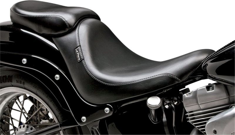 Passagerarsadel Le Pera Silhouette 9" Softail with 200mm rear tire