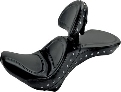 Sadel Saddlemen Explorer förare med ryggstöd Softail 06-17