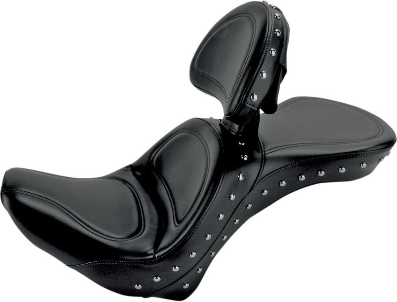 Sadel Saddlemen Explorer förare med ryggstöd Softail 06-17