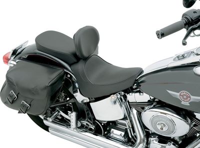 Solosadel Drag Specialties vinyl svart slät Softail 00-06