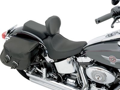 Solosadel Drag Specialties vinyl svart slät Softail 00-06