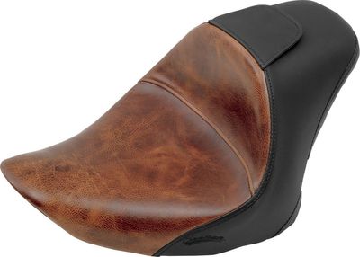 Solosadel Saddlemen Renegade Lariat läder brun Softail 06-17
