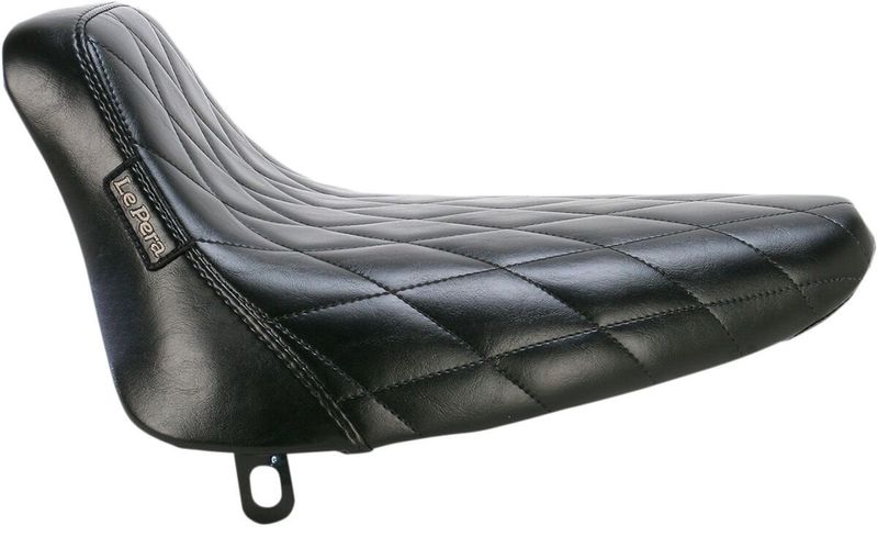Solosadel Le Pera Bare Bones diamond svart Softail 85-99