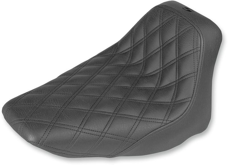 Solosadel Saddlemen Renegade Lattice Saddlegel Flst vinyl Softail 06-17 svart