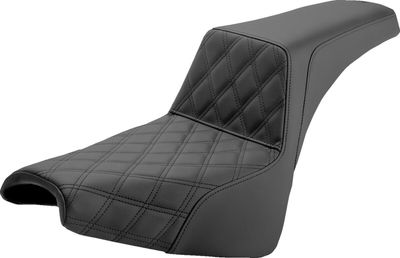 Sadel Saddlemen Step-Up Front Lattice svart Softail 18-upp